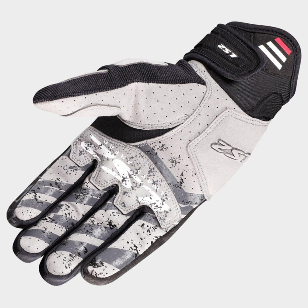 Guante LS2 Ravin Hombre Negro / Blanco